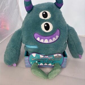 Beastie Buds Ziggy Weighted Monster Plush - Teal and Purple NWT